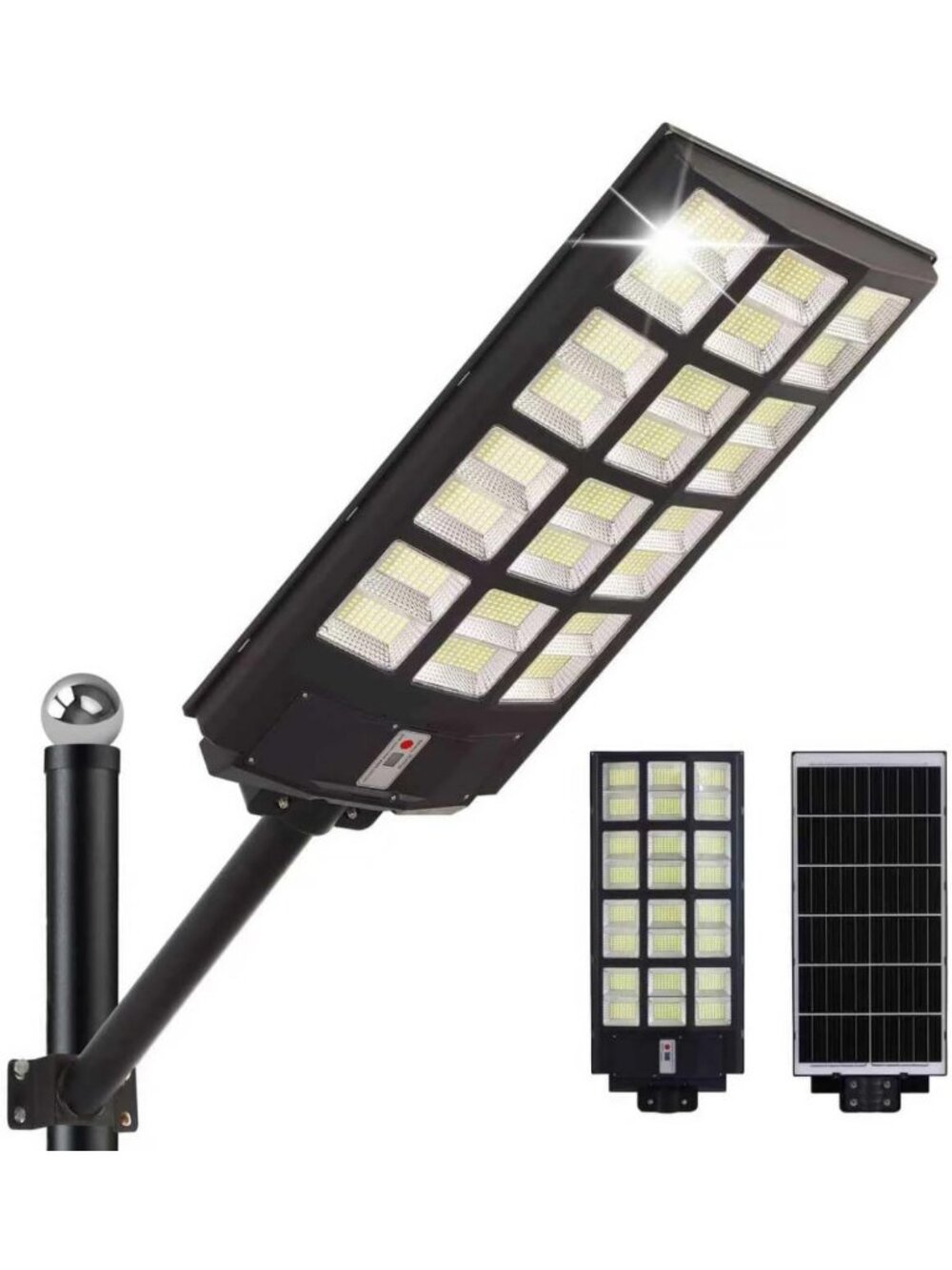 8000W Solar Outdoor Street Lights with Motion Sensor, IP67 Waterproof Design